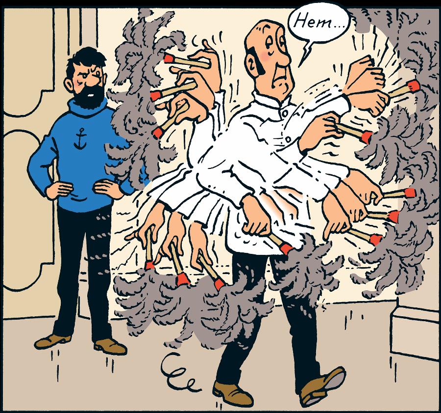 Nestor dans Tintin et les Picaros